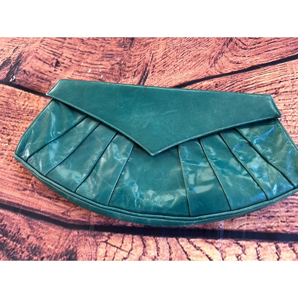 Women's Teal Flap Front‎ Lightweight Detachable Strap Crossbody Handbag Purse